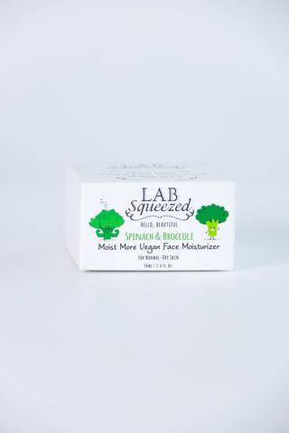 Spinach & Broccoli Moist More Vegan Face Moisturizer For Normal-Dry Skin